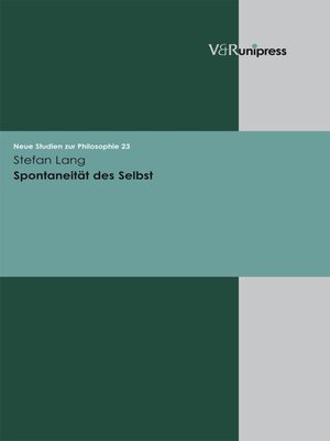 cover image of Spontaneität des Selbst